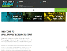 Tablet Screenshot of hallandalebeachcrossfit.com